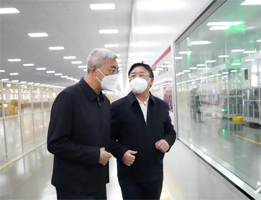 江西省委书记尹弘一行调研江西国轩
