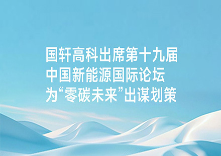 国轩高科出席第十九届中国新能源国际论坛 为“零碳未来”出谋划策